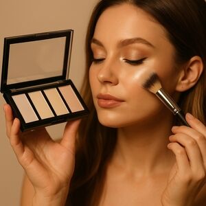 KleanColor  Mermaid Gleam 1 Makeup Palette With 4 Colors Each